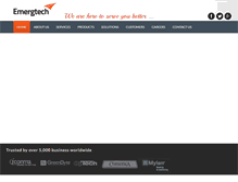 Tablet Screenshot of emergtechinc.com